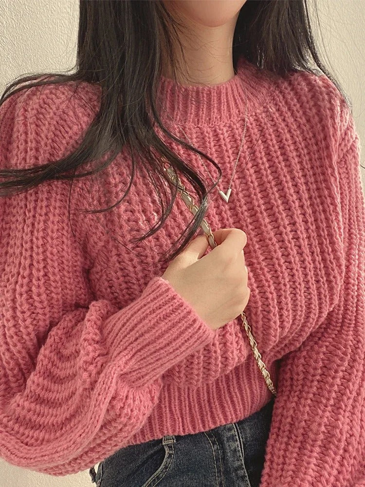 Cozy Vintage Knit Top