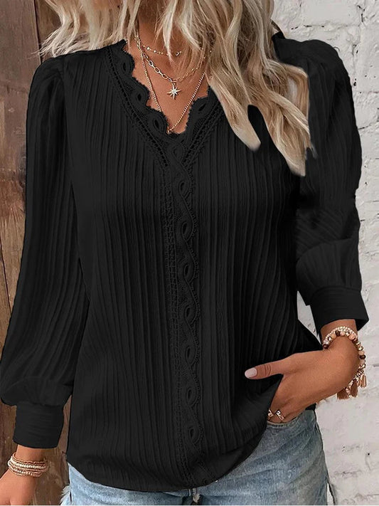 Lakisha Stylish V-Neck Blouse