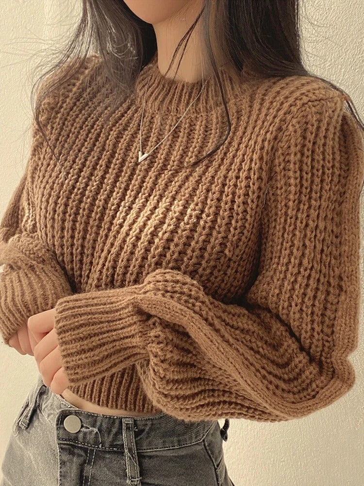 Cozy Vintage Knit Top