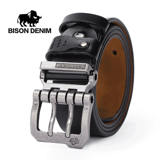 Bison Denim™ - Classic Leather Men's Belt