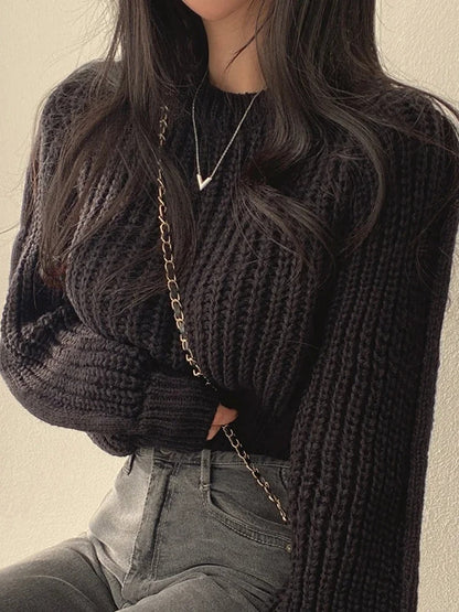 Cozy Vintage Knit Top