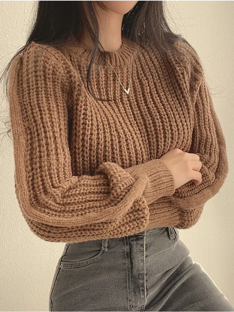 Cozy Vintage Knit Top