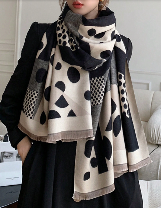 Alyssa Elegant Graphic Scarf